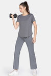 Zelocity Quick Dry Gym Track Pants - Steel Grey — thumbnail 4